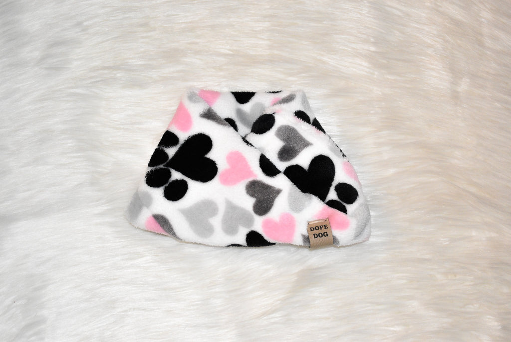 Paws and Kisses - Dog Scarf