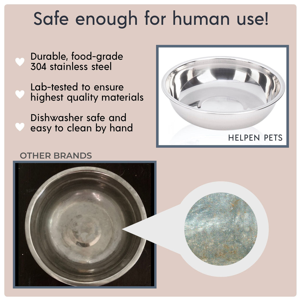 Rose Swag Elevated Pet Bowl / Feeder
