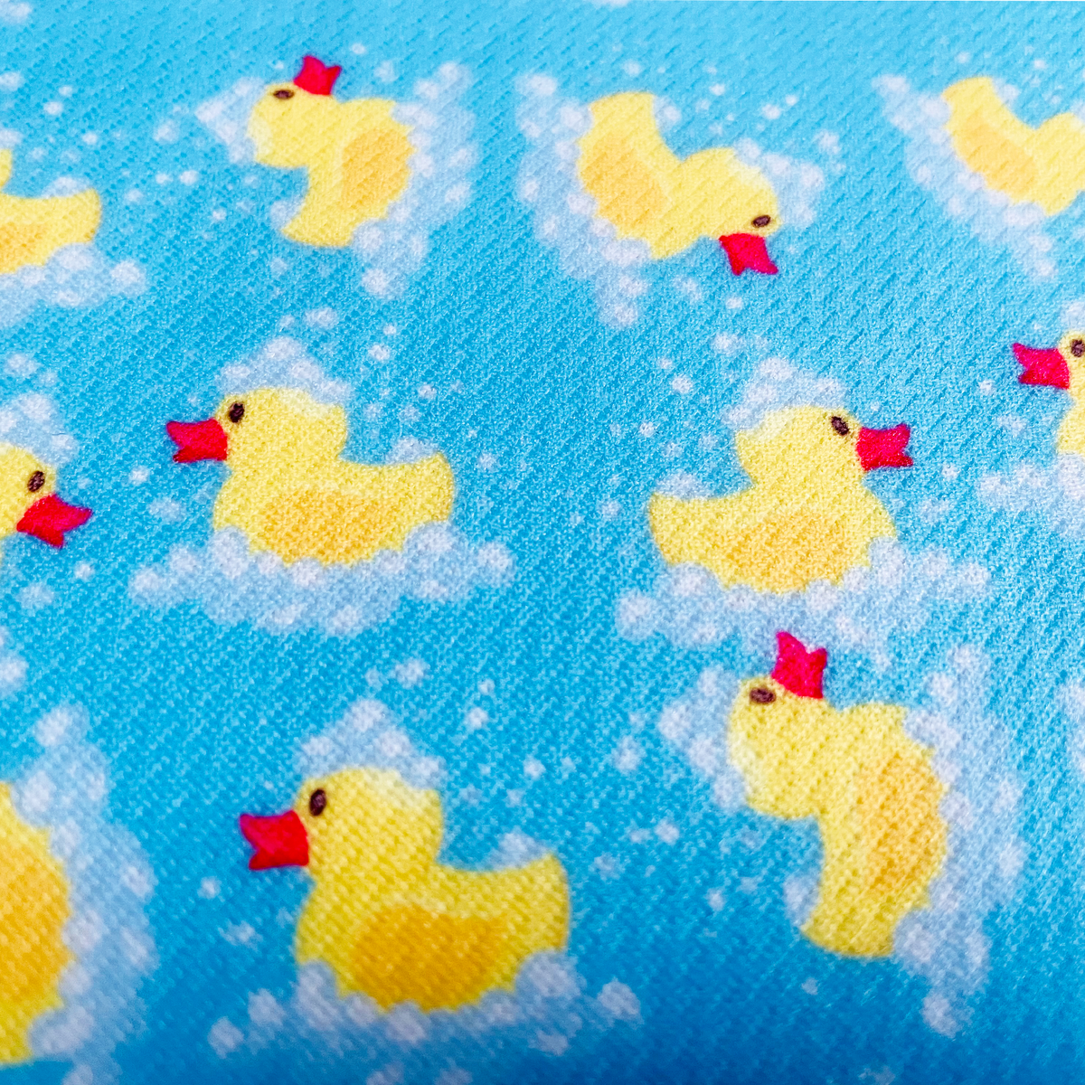Rubber Duckies Tie On Dog Bandana