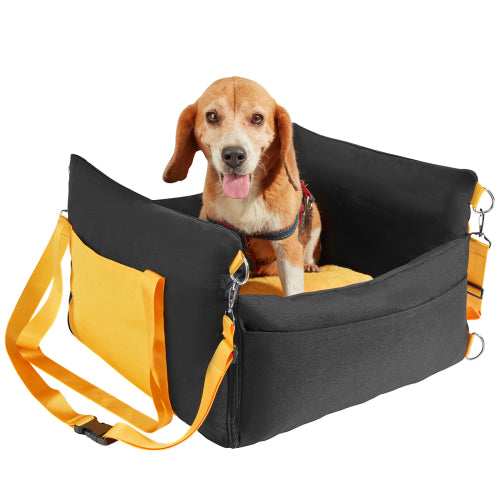 Dog Booster Car Seat Pet Car Seat for Small Dog up to 25lbs Black