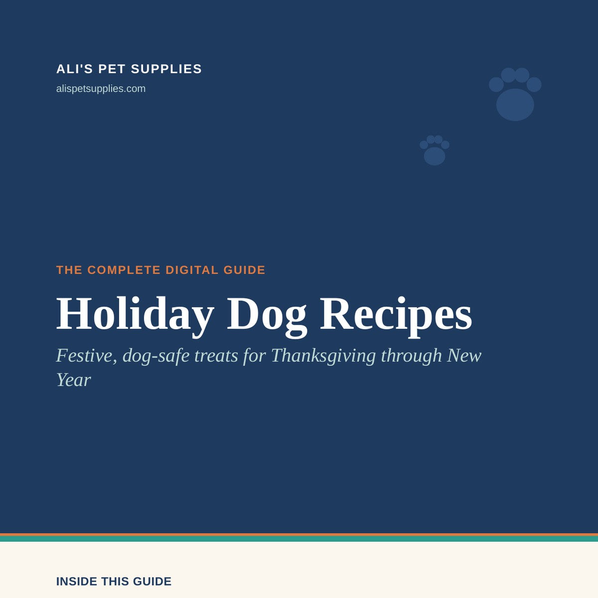 Holiday Dog Recipes